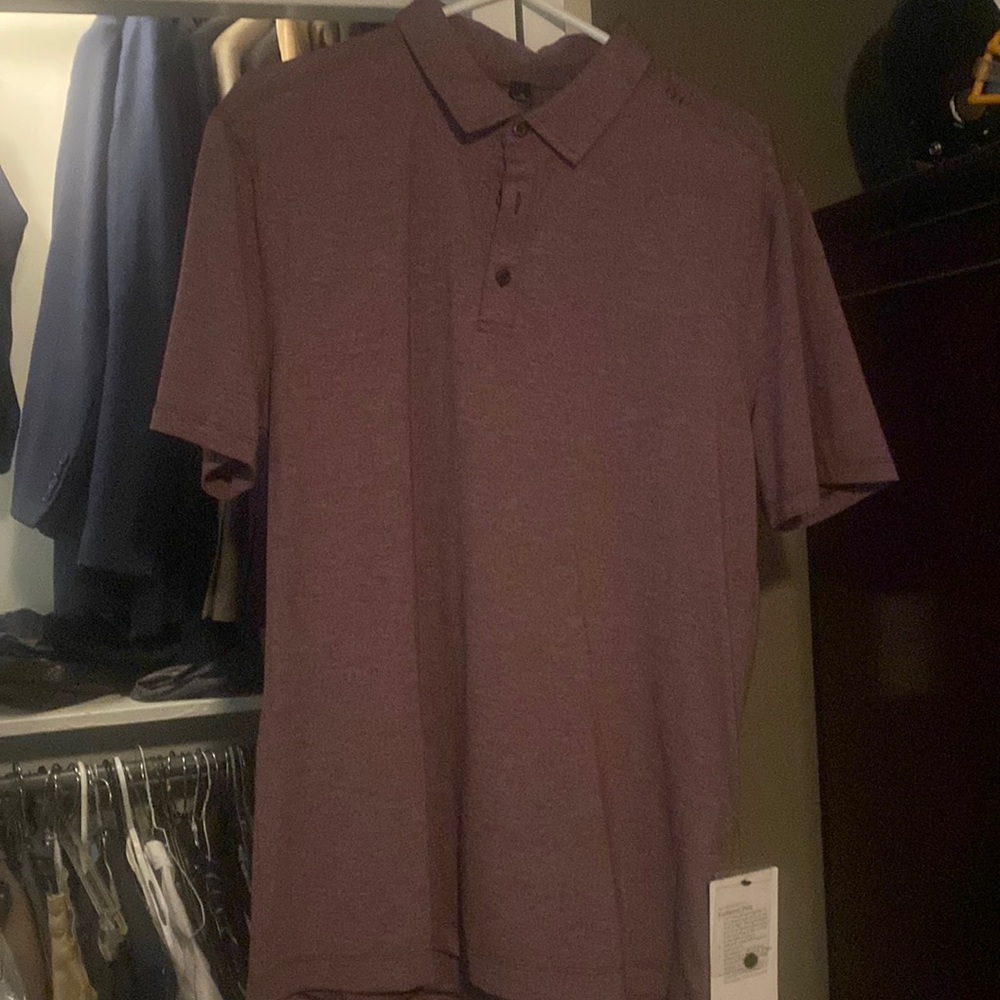 Large Lulu Lemon Maroon Polo